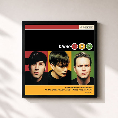 blink-182 · I Won't Be Home For Christmas — Framed art print