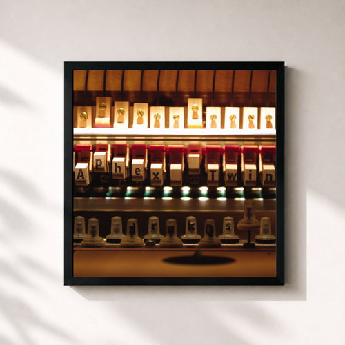 Aphex Twin · Drukqs — Gerahmter Kunstdruck
