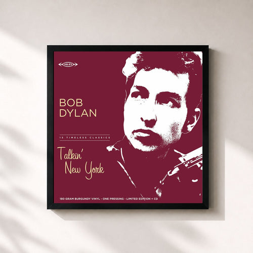 Bob Dylan · Talkin' New York — Stampa incorniciata