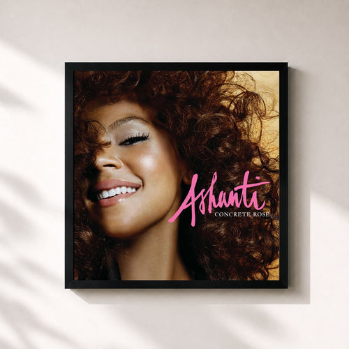 Ashanti · Concrete Rose — Framed art print