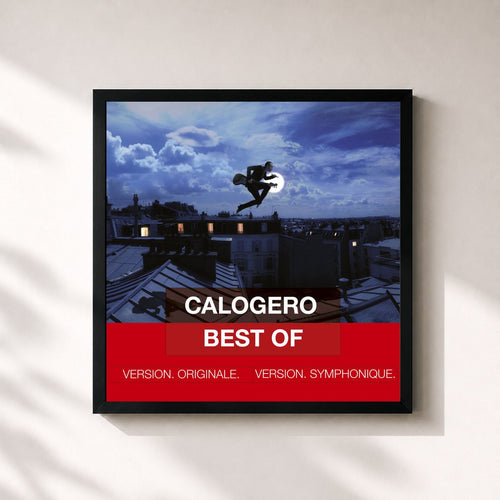 Calogero · Best Of - Version Originale & Version Symphonique — Affiche encadrée