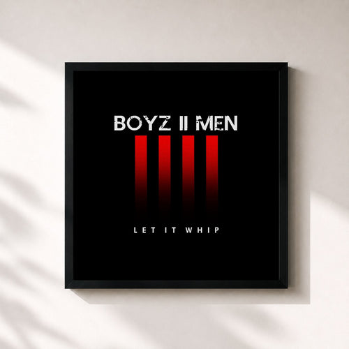 Boyz II Men · Throw Back — Gerahmter Kunstdruck