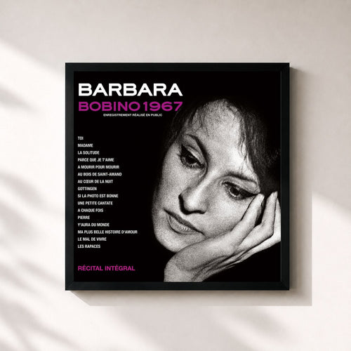 Barbara · Bobino 1967 (Live) — Gerahmter Kunstdruck