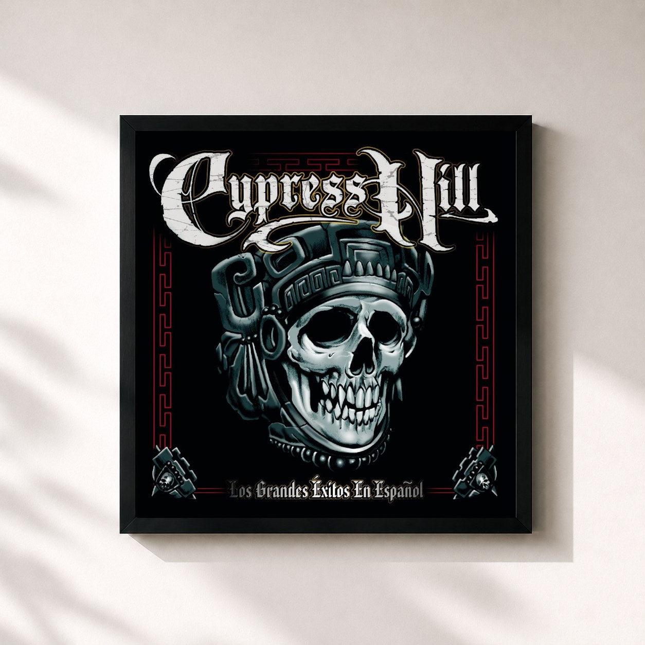 Tableau de l'album Los Grandes Éxitos En Español (Spanish Greatest Hits) de Cypress Hill, imprimé et encadré en France