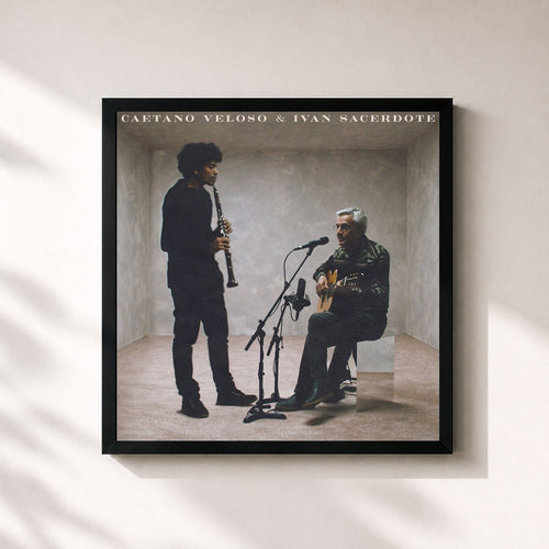 Caetano Veloso · Caetano Veloso & Ivan Sacerdote — Affiche encadrée
