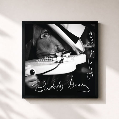 Buddy Guy · Born To Play Guitar — Affiche encadrée
