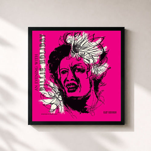 Billie Holiday · An Evening With Billie Holiday — Gerahmter Kunstdruck