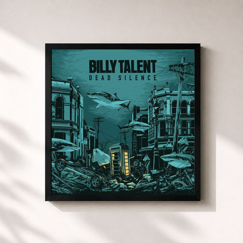 Billy Talent · Dead Silence — Gerahmter Kunstdruck