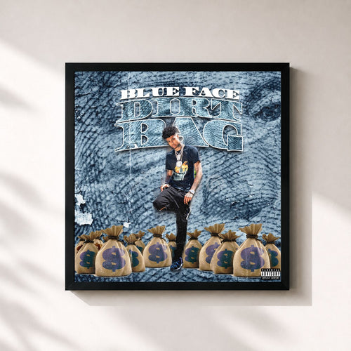 Blueface · Dirt Bag — Gerahmter Kunstdruck