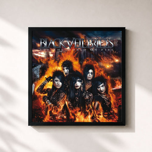 Black Veil Brides · Set The World On Fire — Framed art print