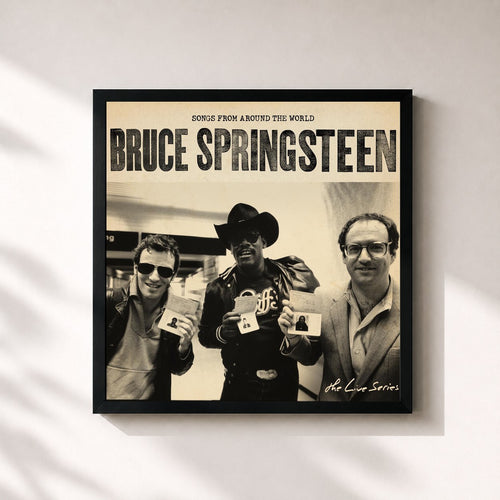 Bruce Springsteen · The Live Series: Songs from Around the World — Gerahmter Kunstdruck