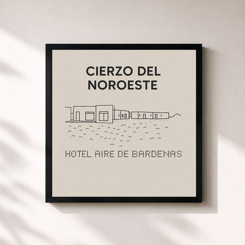 Carlos Aire · CIERZO DEL NOROESTE — Affiche encadrée