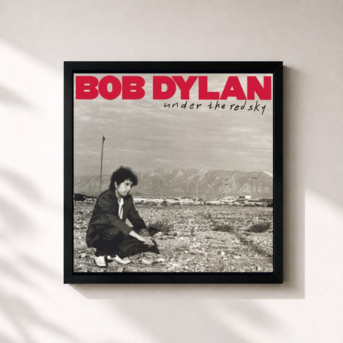 Bob Dylan · Under The Red Sky — Affiche encadrée
