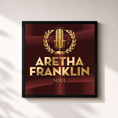 Aretha Franklin · Soul — Gerahmter Kunstdruck