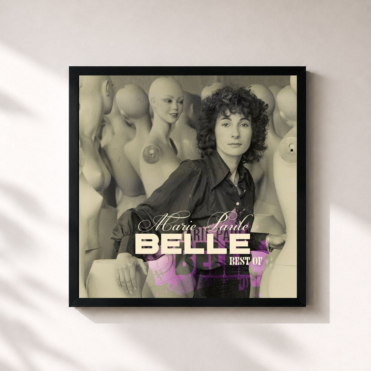 Tableau de l'album Best of de Marie-Paule Belle, imprimé et encadré en France