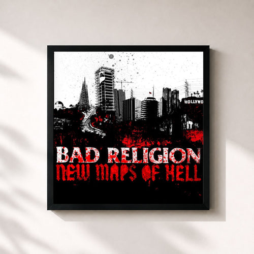 Bad Religion · New Maps Of Hell — Stampa incorniciata