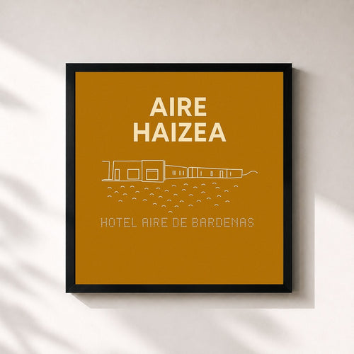 Carlos Aire · AIRE HAIZEA — Lámina enmarcada
