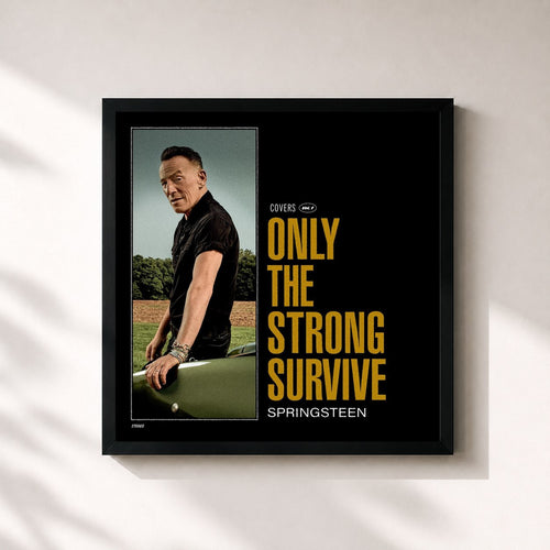 Bruce Springsteen · Only the Strong Survive — Gerahmter Kunstdruck