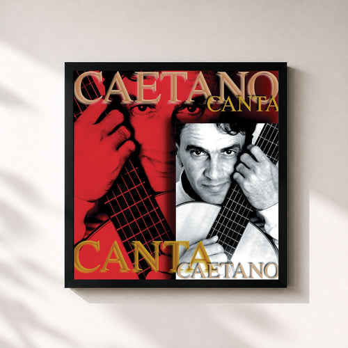 Caetano Veloso · Caetano Canta (Vol. 2) — Affiche encadrée