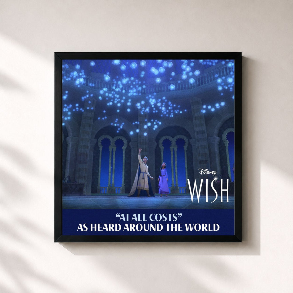 Tableau de l'album At All Costs de Wish - Cast, imprimé et encadré en France