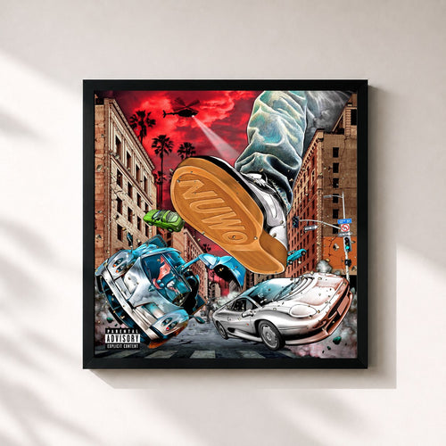 Brent Faiyaz · Larger Than Life — Gerahmter Kunstdruck