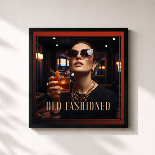 Benetti House Bar · Old Fashioned Thursday 2025 — Gerahmter Kunstdruck