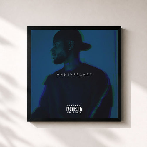Bryson Tiller · A N N I V E R S A R Y — Affiche encadrée