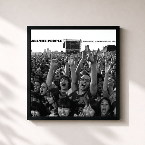 Blur · All the People... Blur Live at Hyde Park 03/07/2009 — Framed art print