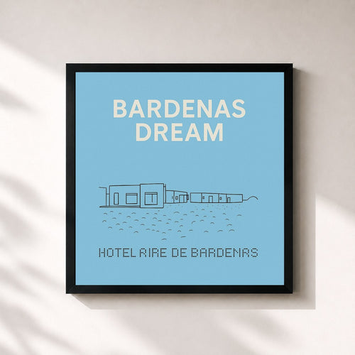 Carlos Aire · BARDENAS DREAM — Affiche encadrée