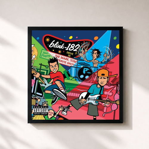 blink-182 · The Mark, Tom And Travis Show (The Enema Strikes Back!) (Live) — Framed art print
