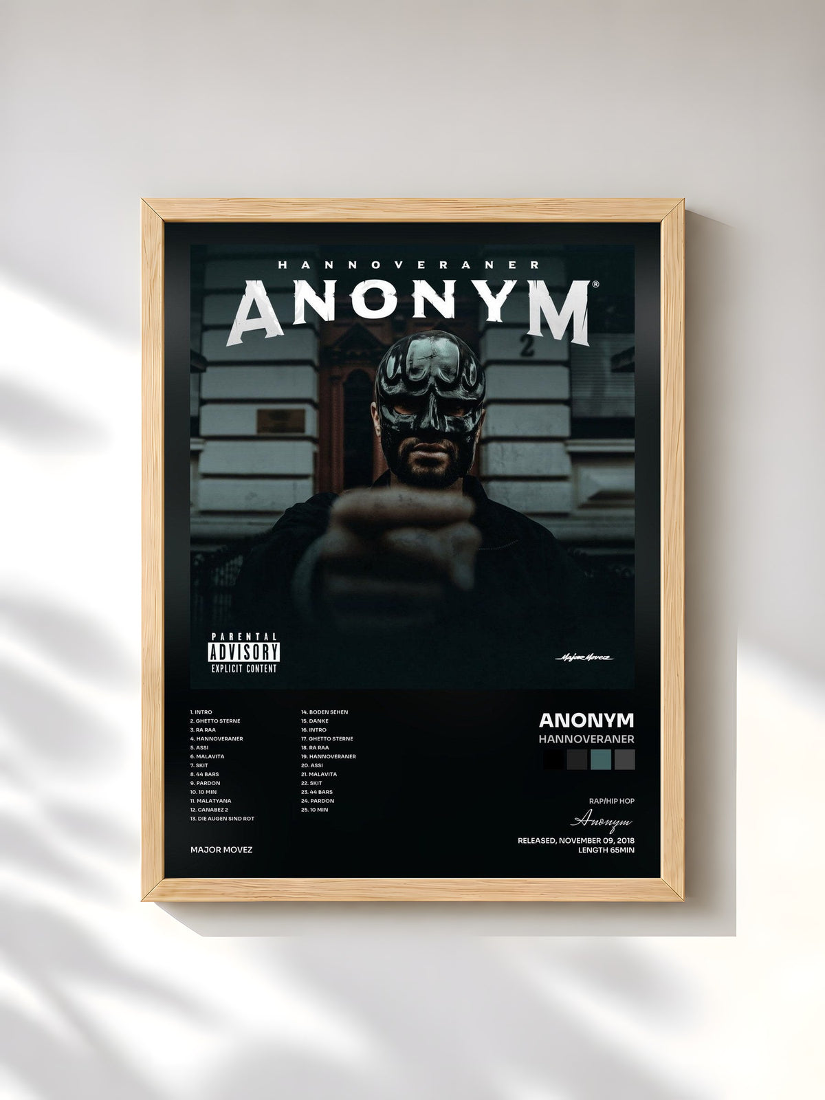 #bois Tableau de l'album Hannoveraner de Anonym, cadre en bois brut, imprimé et encadré en France