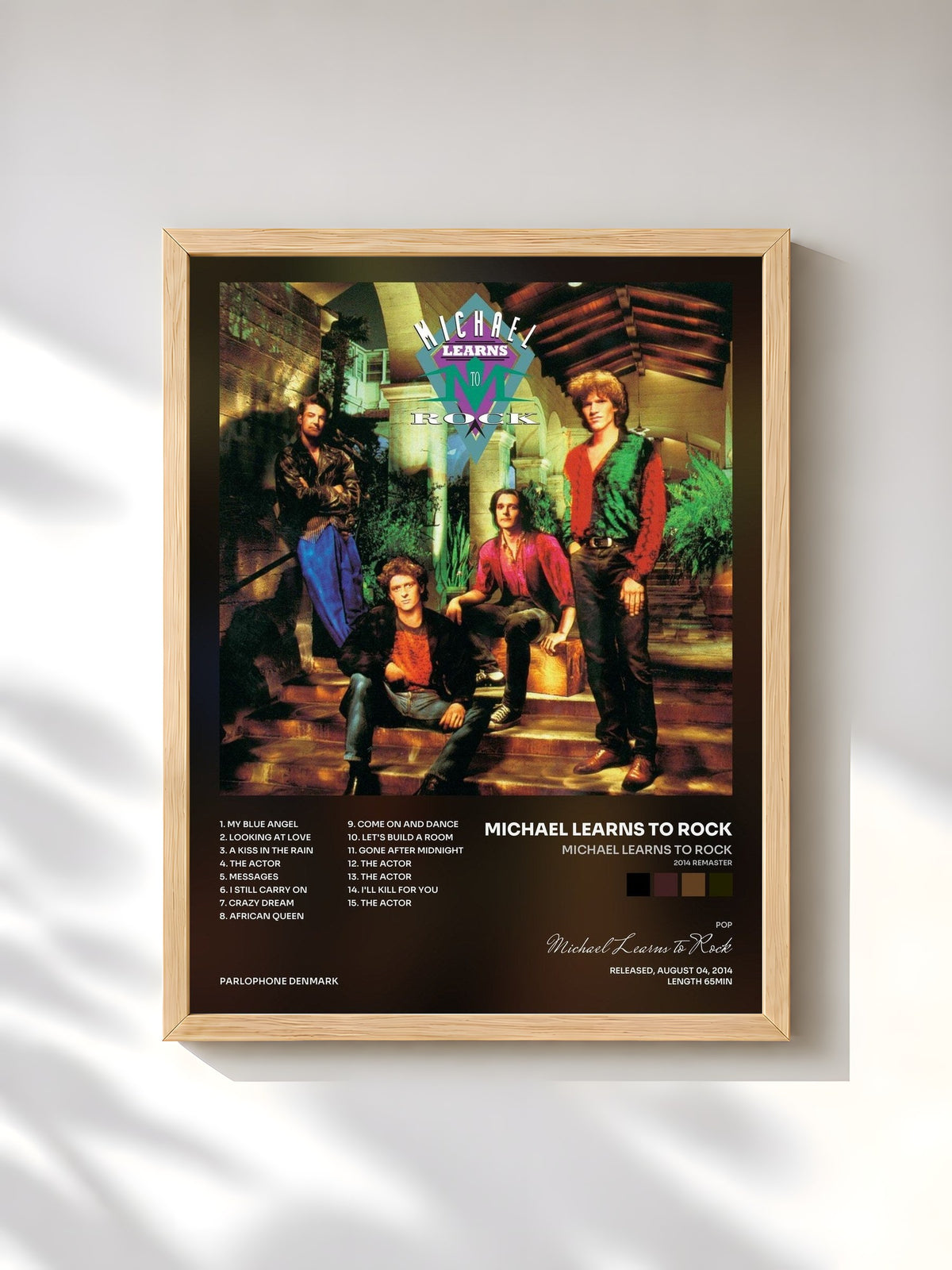 #bois Tableau de l'album Michael Learns To Rock (2014 Remaster) de Michael Learns to Rock, cadre en bois brut, imprimé et encadré en France