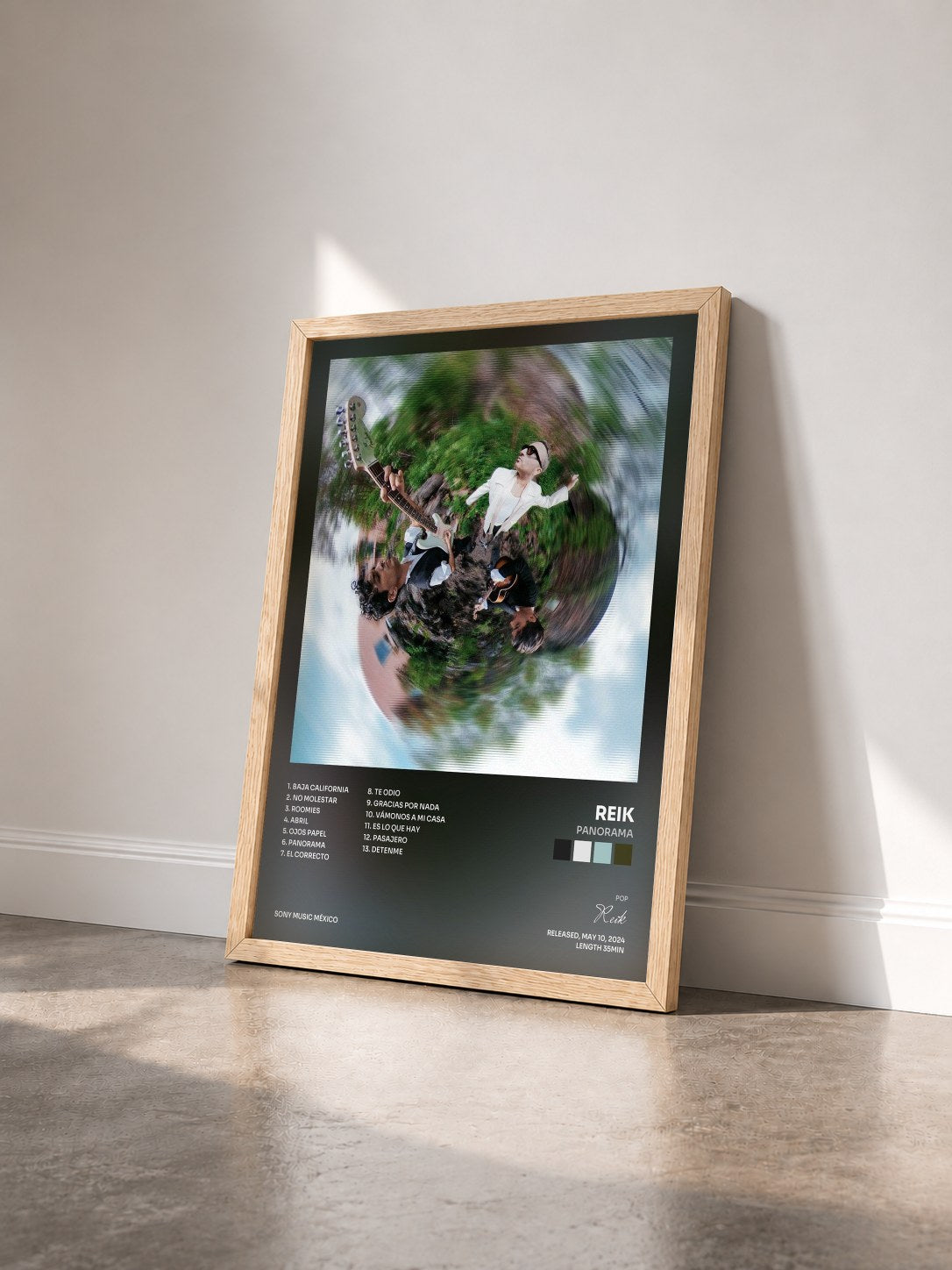 #bois Tableau de l'album Panorama de Reik vu de trois quarts, cadre en bois brut