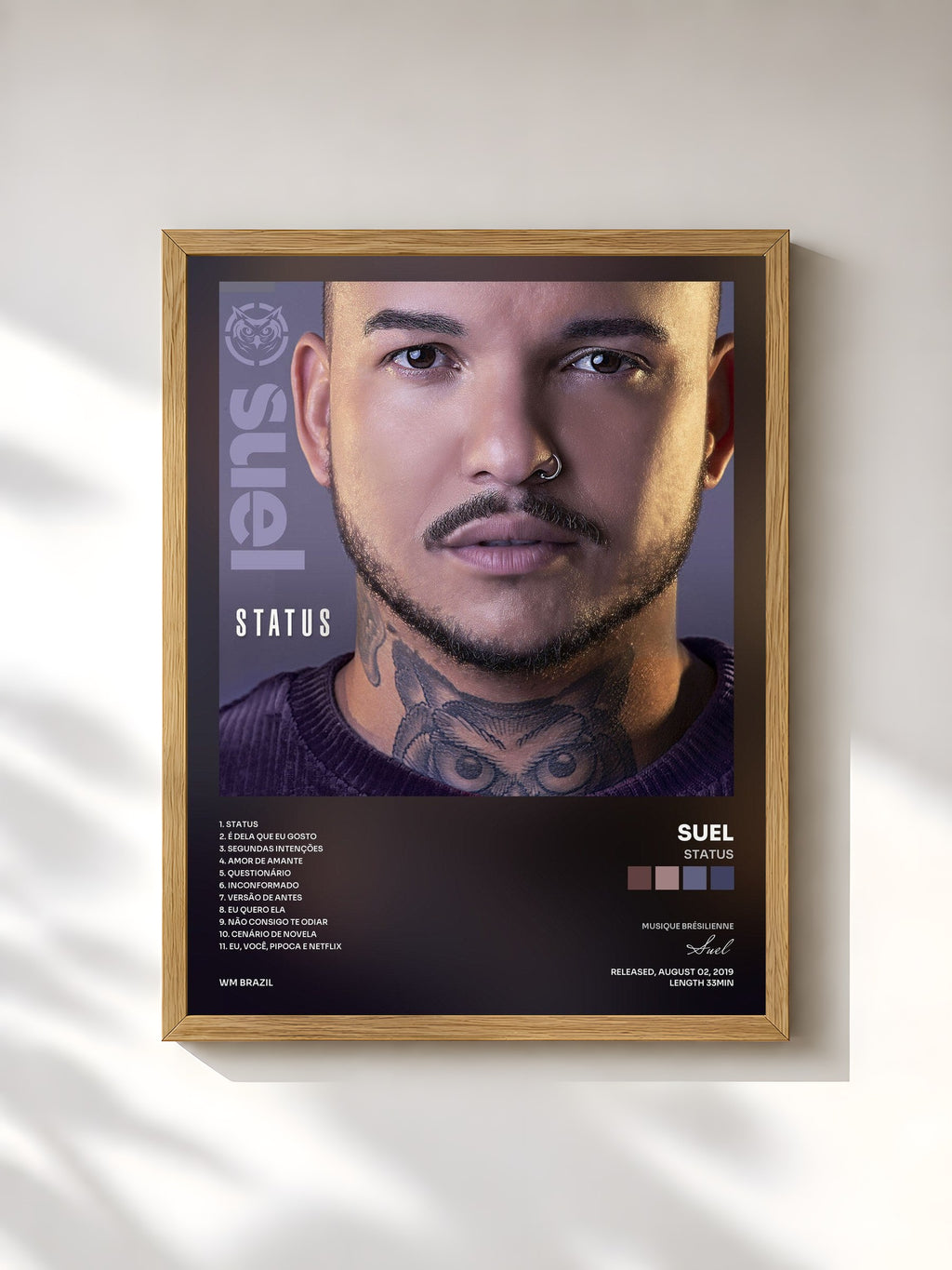 Affiche Suel · Status, poster encadré