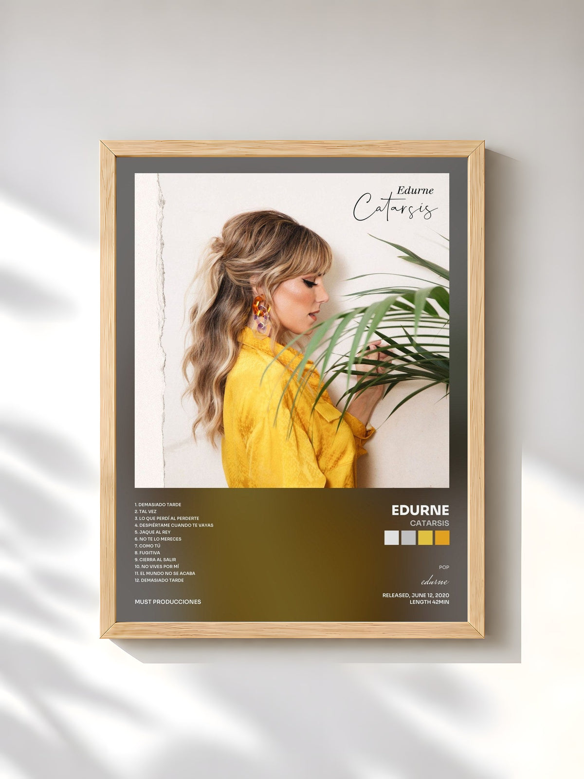 #bois Tableau de l'album Catarsis de edurne, cadre en bois brut, imprimé et encadré en France