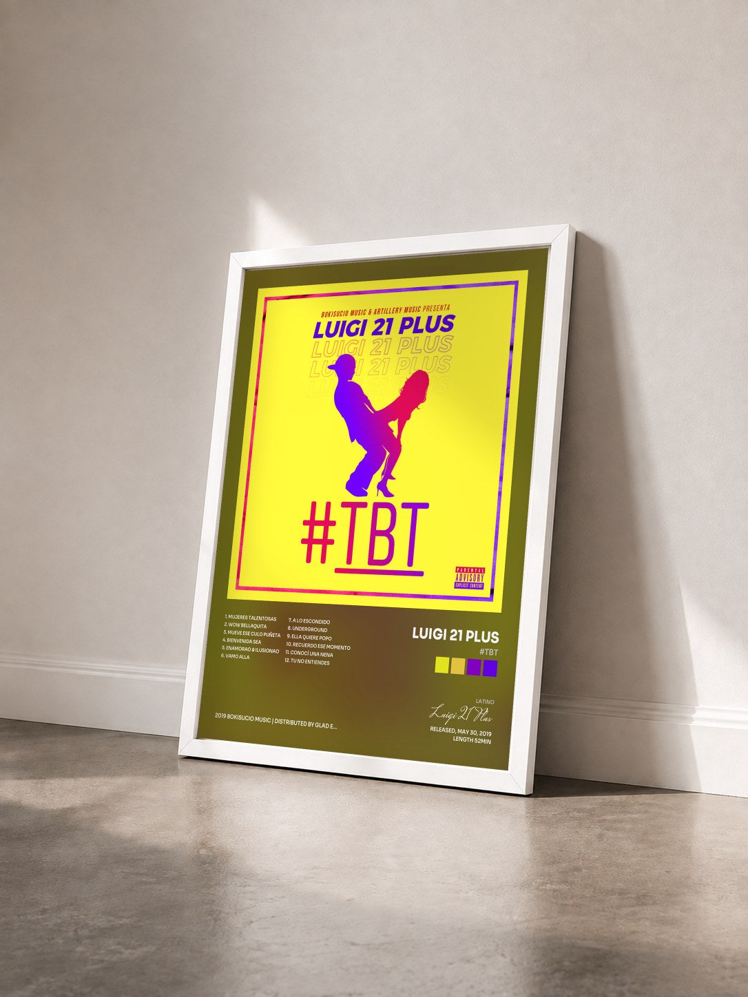 #blanc Tableau de l'album #Tbt de Luigi 21 Plus vu de trois quarts, cadre blanc