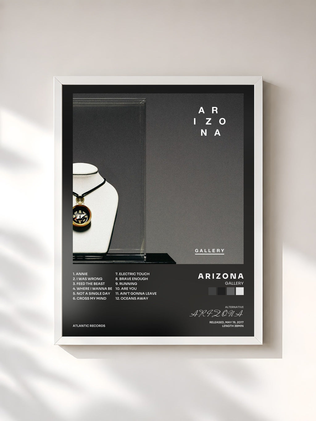 #blanc GALLERY von A R I Z O N A als gerahmter Kunstdruck, weißer Rahmen, gedruckt und gerahmt in Frankreich