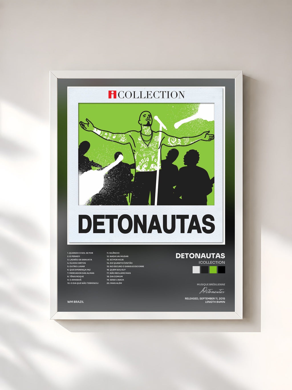 #blanc iCollection di Detonautas in stampa incorniciata, cornice bianca, stampata e incorniciata in Francia