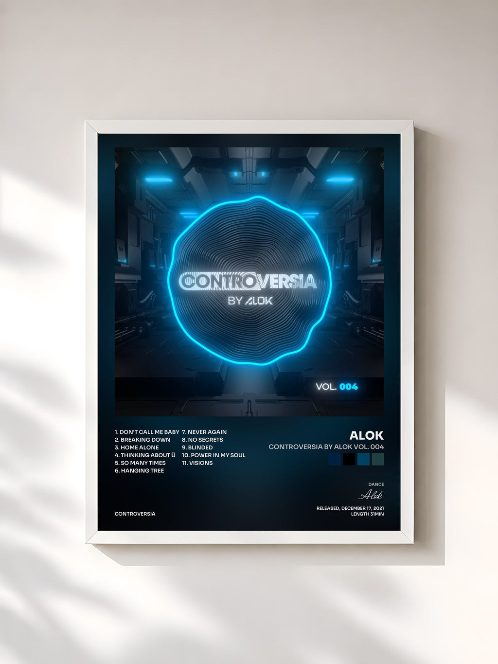 #blanc CONTROVERSIA by Alok Vol. 004 von Alok als gerahmter Kunstdruck, weißer Rahmen, gedruckt und gerahmt in Frankreich