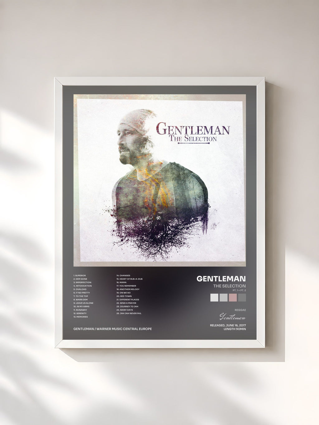 #blanc The Selection (Pt. 1 + Pt. 2) di Gentleman in stampa incorniciata, cornice bianca, stampata e incorniciata in Francia