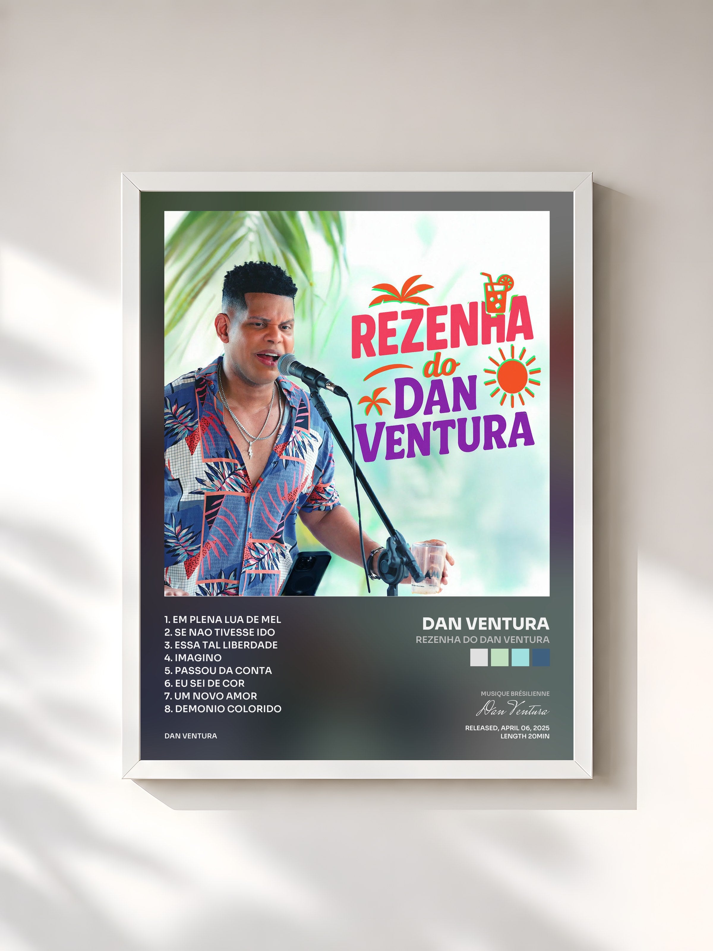 #blanc Tableau de l'album Rezenha do Dan Ventura de Dan Ventura, cadre blanc, imprimé et encadré en France