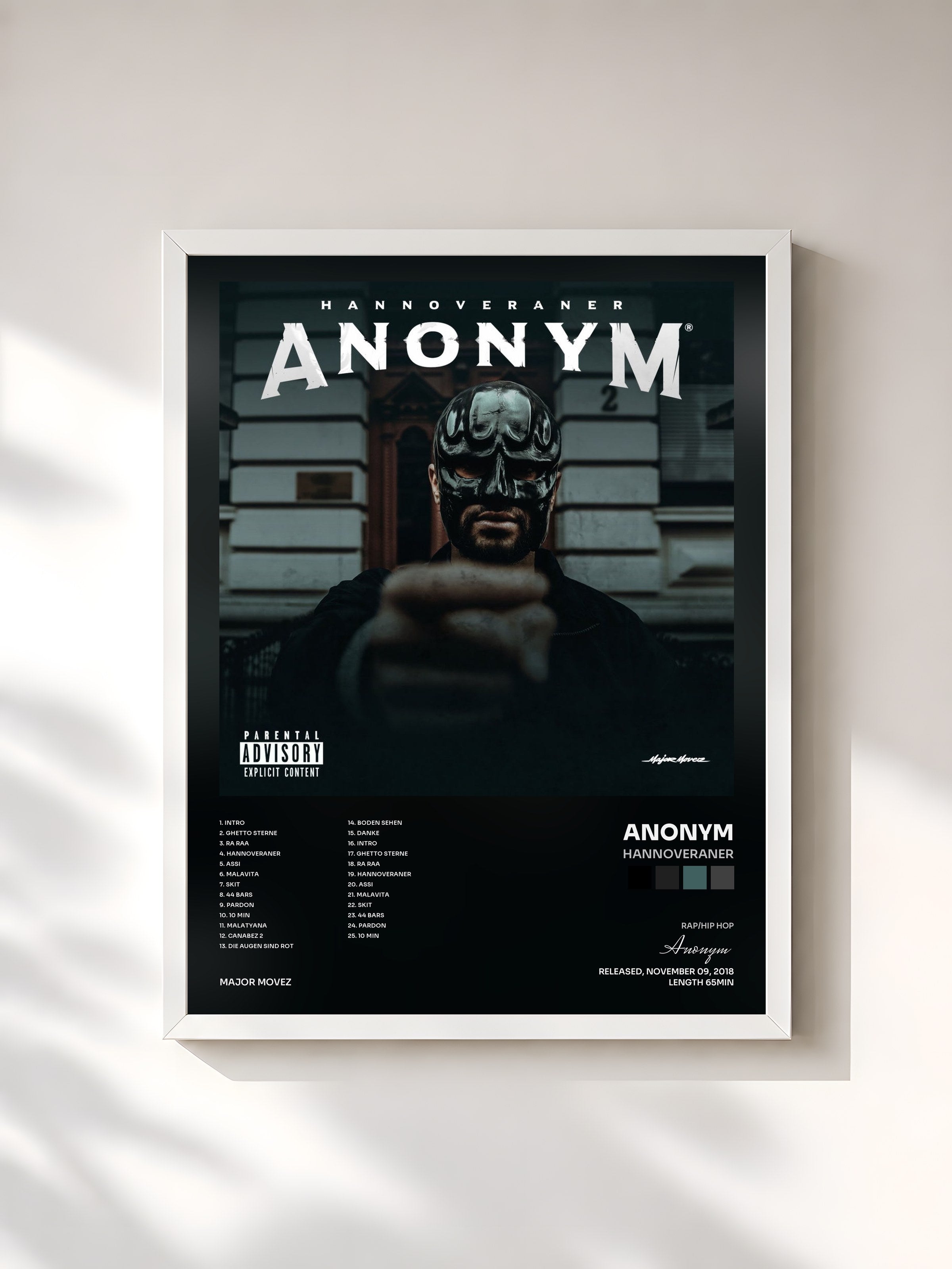 #blanc Tableau de l'album Hannoveraner de Anonym, cadre blanc, imprimé et encadré en France