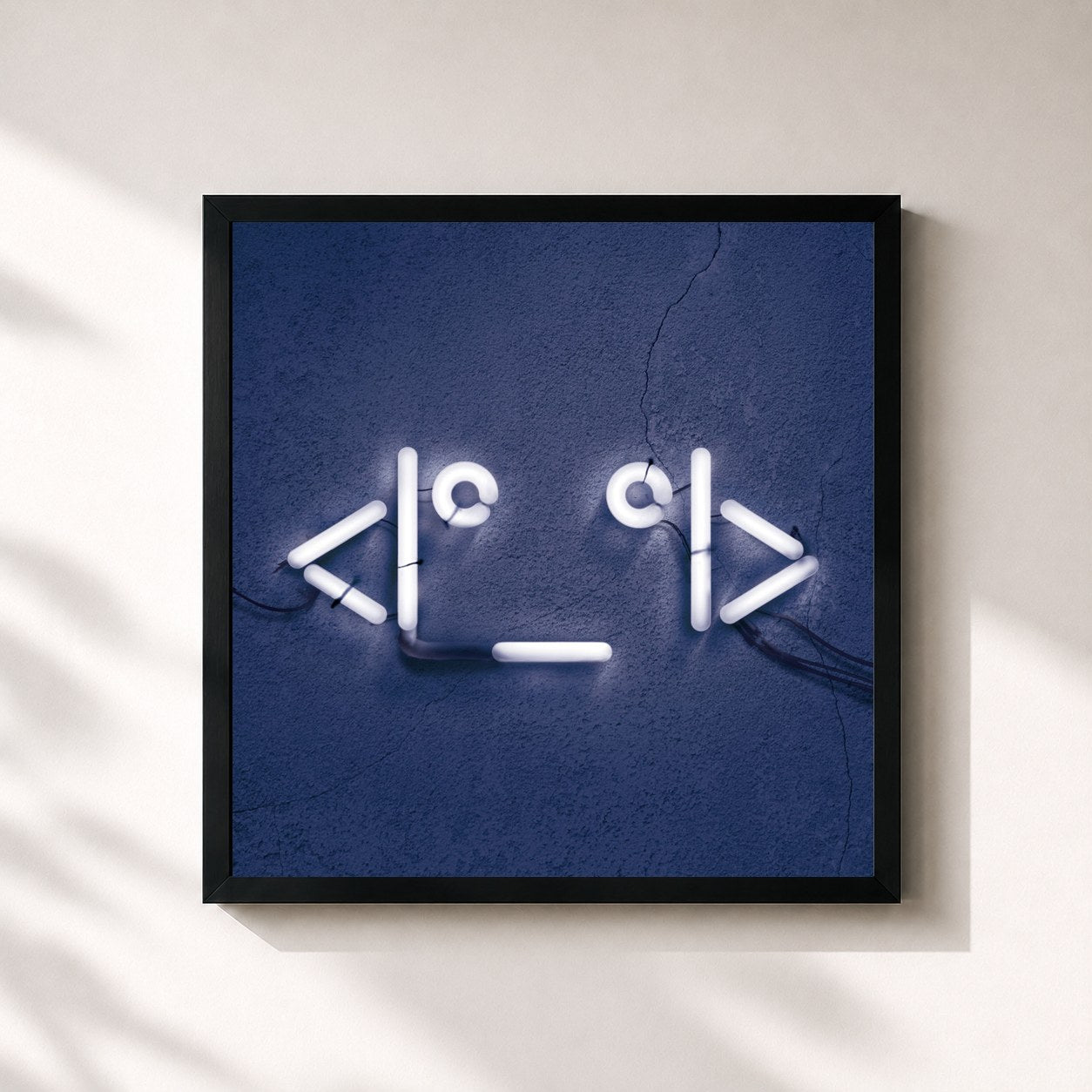 #noir Tableau carré de l'album <I°_°I> 10th Anniversary Edition de Caravan Palace, cadre noir 32x32 cm