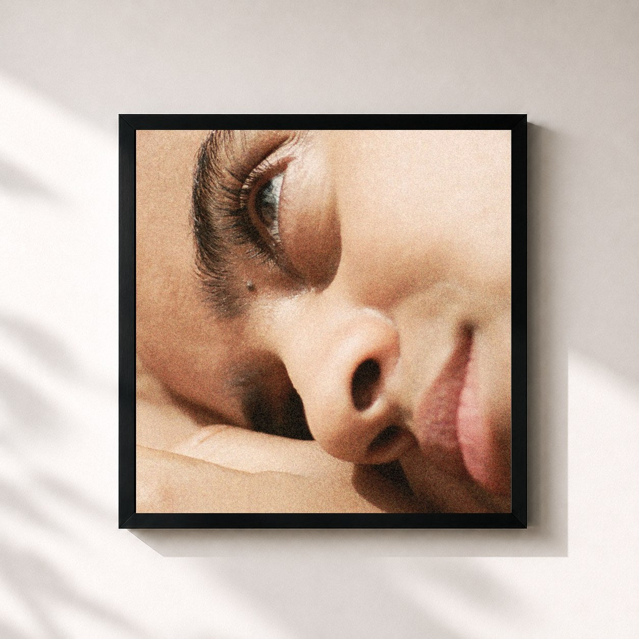 #noir Tableau carré de l'album I'm A Dream de Seinabo Sey, cadre noir 32x32 cm