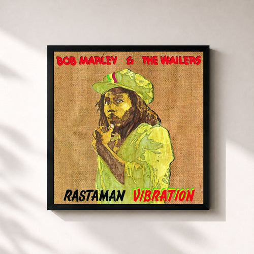 Bob Marley & The Wailers · Rastaman Vibration — Affiche encadrée