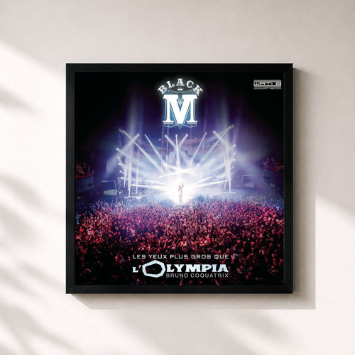 Black M · Les yeux plus gros que l'Olympia (Live) — Gerahmter Kunstdruck