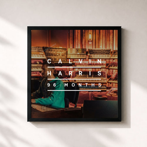 Calvin Harris · 96 Months — Affiche encadrée