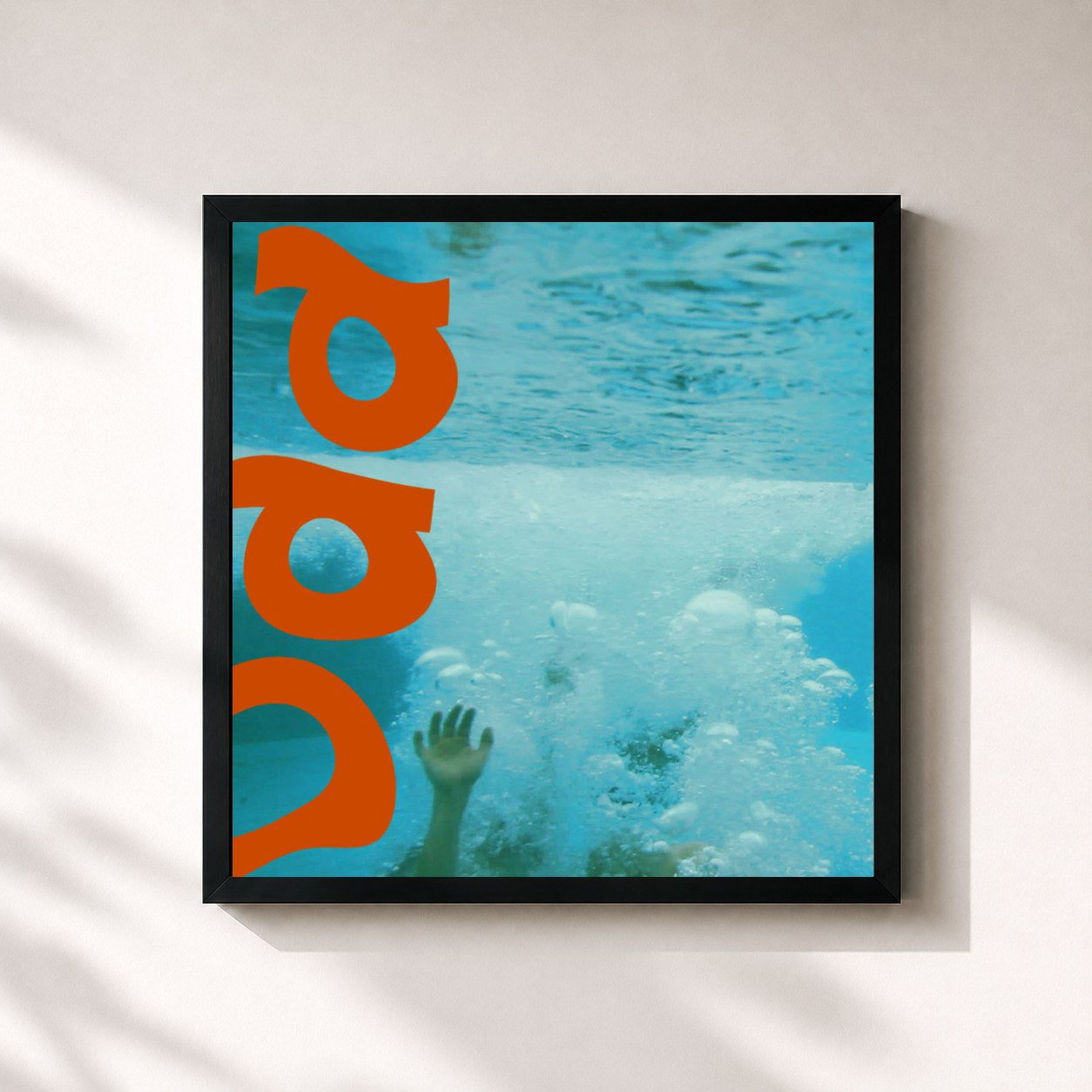 #noir Tableau carré de l'album Odd - The 4th Album de SHINee, cadre noir 32x32 cm