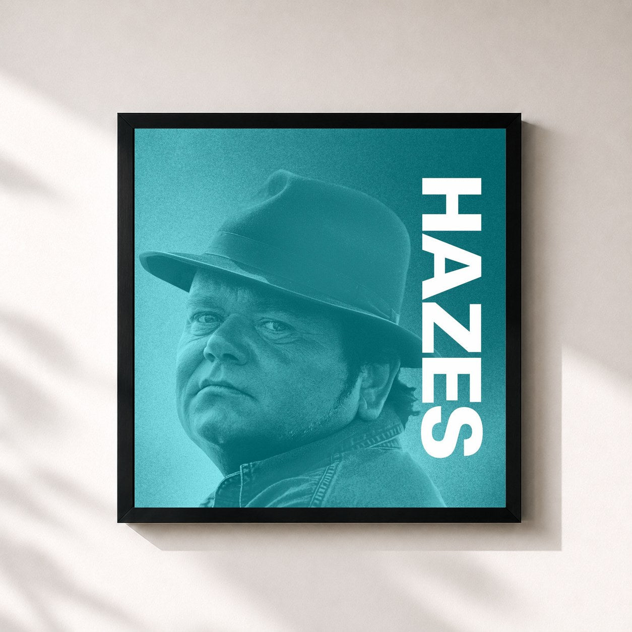 #noir Tableau carré de l'album Verborgen Parels: 1986-1995 de André Hazes, cadre noir 32x32 cm