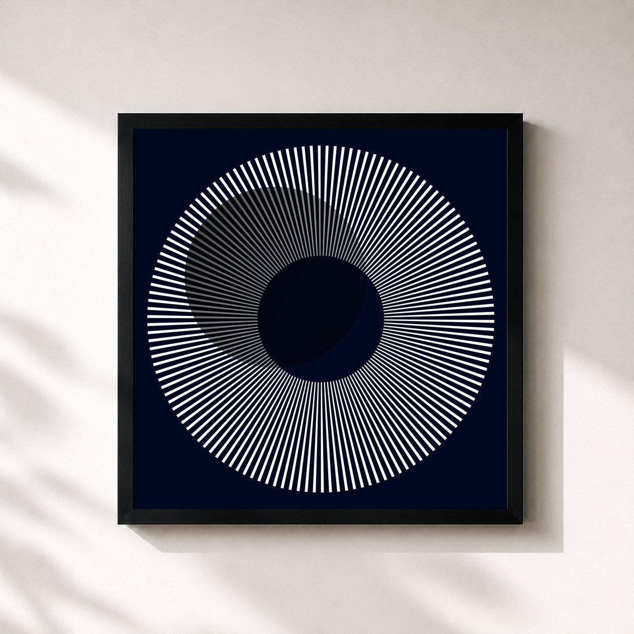 #noir Tableau carré de l'album Youth is Only Ever Fun in Retrospect de Sundara Karma, cadre noir 32x32 cm